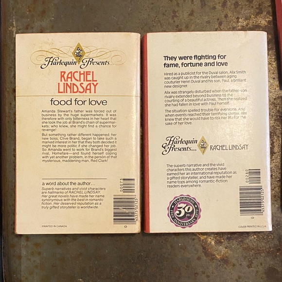 Harlequin Presents VTG Romance Novels/Lot of 8. Dailey, Mather, & Lindsay. - Picture 5 of 16